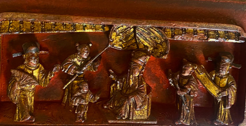 Panneau haut relief - en, bois