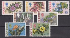 SP26476/ BRITISH BERMUDA – FLOWERS – Y&T # 310 / 316 COMPLETE MINT MH