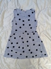 Robe sans manches grise à