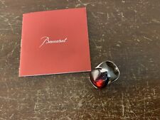 Bague Psydélic rouge en cristal de Baccarat t: 51