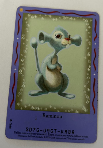 C58 carte bella sara raminou - carte,