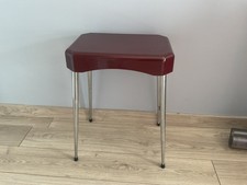 Tabouret/table d’appoint vintage des années 60, marqué Vynco Luxe.