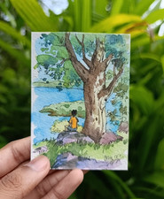 Peinture aquarelle originale
