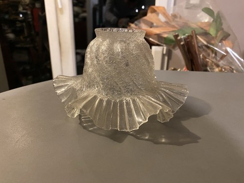 Ancienne tulipe verre - tulipe,