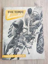 Ancienne Revue technique Tracteurs  dont Renault N 73 D 16 Mc Cormick FCC MF 835