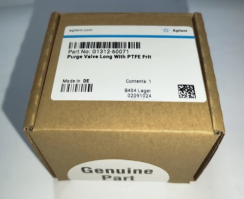 Agilent vanne purge - vanne, longue