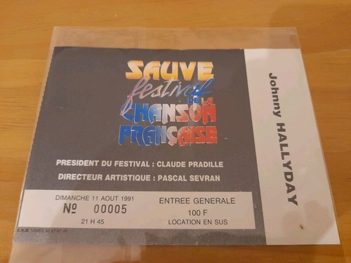 Billet place ticket concert - ticket,