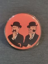 TINTIN MILOU HADDOCK HERGÉ pin Badge Patch New High Quality