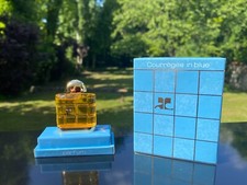 Ancien Flacon Parfum - COURREGES IN BLUE de COURREGES - PARFUM  7,5 ML - COFFRET