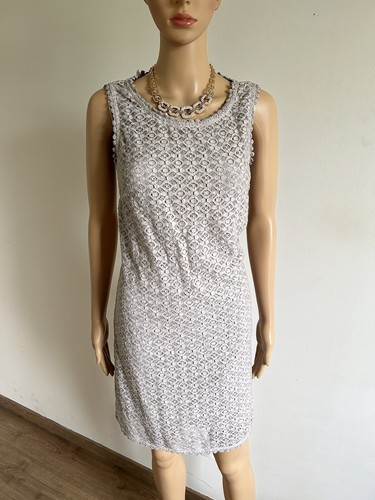 Robe grise dentelle street - robe,