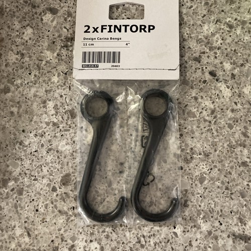 Ikea fintorp pack black - fintorp, 2-pack