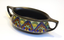 Jardinière Céramique Gouda Holland Art Déco Signé Ca 1930