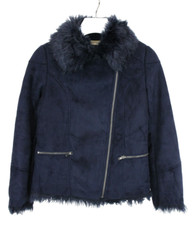 Naf Veste Femmes ( Ue ) 36 Shearling Daim Comme Doublure Fausse Fourrure