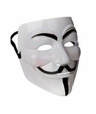 Expédié de Paris - Masque Anonymous Vendetta V Plastique Déguisement Cosplay