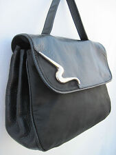 -AUTHENTIQUE  sac à main  GIANNI  VERSACE   cuir  TBEG  bag vintage