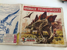🐈‍⬛ALBUM  PANINI VIGNETTES  - ANIMAUX PREHISTORIQUES / VINTAGE 1974
