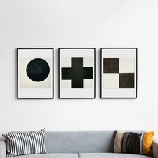 Ensemble De 3 Malevitch