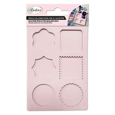 Moule - Silicone - Pour sceaux de cire - 6 formes différentes - Carterie - Loisi