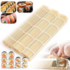 Natte Sushi 3 pièce Sushi Maker Tapis Sushi en Bambou Naturel pour Rouler les...