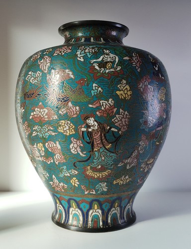 Japon grand vase en - japon, bronze