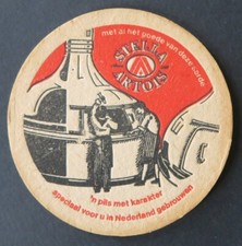 Sous-bock bière STELLA ARTOIS Brasserie beermat Bierdeckel 24