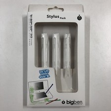 NEUF NEW lot 3 stylet blanc nintendo DS lite DSI XL