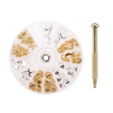  Piercing Ongles Bijoux Kits De Décoration D'ongles Outils Conception