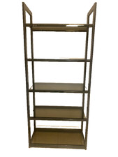 Etagère en métal chromé et