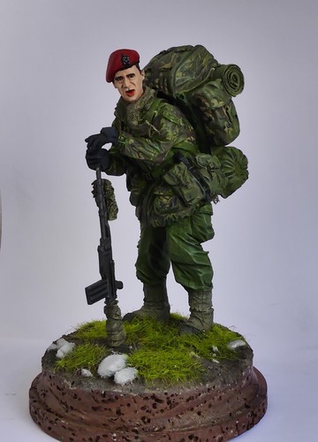 120mm figurine british - 1/16,