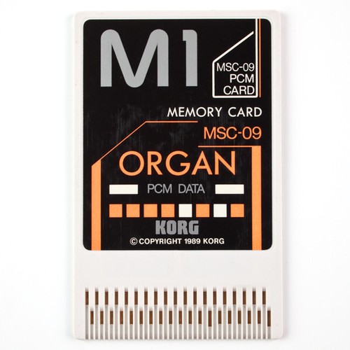 Korg organ rom card - m1, msc-09