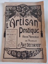 REVUE L'ARTISAN PRATIQUE D'ART