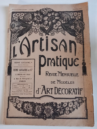 Revue artisan pratique art - revue, l'artisan