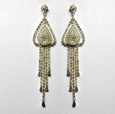 BIJOU FEMME BOUCLES D'OREILLES CRISTAL "CHANDELIER CRISTALLIN" MARIAGE