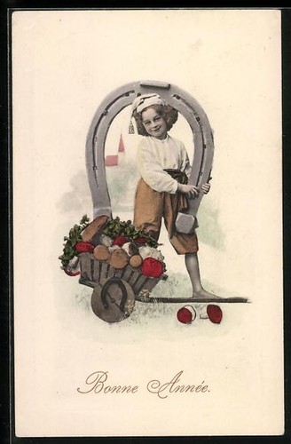 Carte postale enfant avec