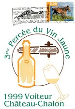 3ème percée du vin jaune à Voiteur Château-Chalon en 1999