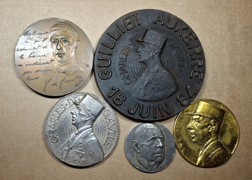 Rare medailles gaulle lot - medailles, de