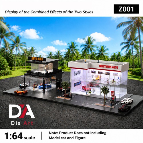Diorama garage display - us,