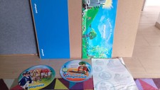 Lot playmobil PLV pub publicitaire de magasin présentoir stickers fond vitrine