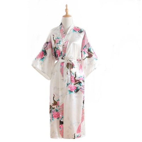 Peignoir kimono satin sans - satin,