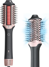 Webeauty [Double Mode] Brosse Soufflante & Lisseur Cheveux, [4 En 1] Brosse Chau