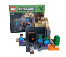 LEGO Minecraft 21119 Le Donjon (The Dungeon) – Avec Notice – TBE – 2015