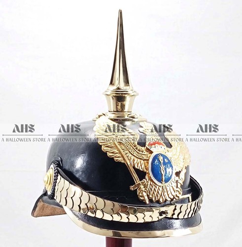 Casque cuir officier - en,