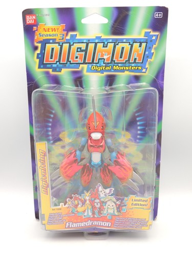 Figurine digimon flamedramon - figurine,