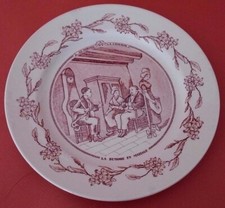 Assiette parlante à thème