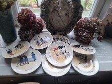 8 assiettes sarreguemines