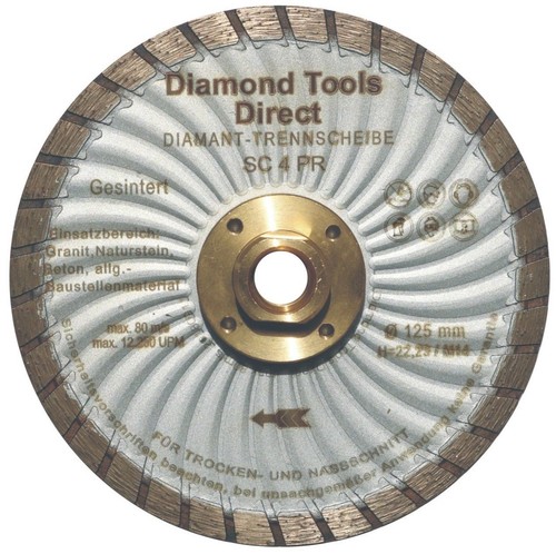 125 disque diamant turbo - mm,