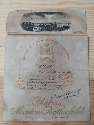 Etiquette chateau mouton - chateau,