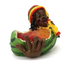 Rasta Jamaican Man Holding