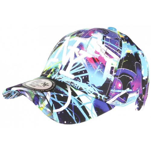 Casquette violette bleue - ny, et