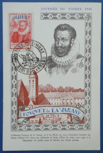 Algérie carte 1er jour - carte,